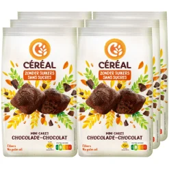 6x Mini Cakes Chocolade 196 gr^Céréal Outlet