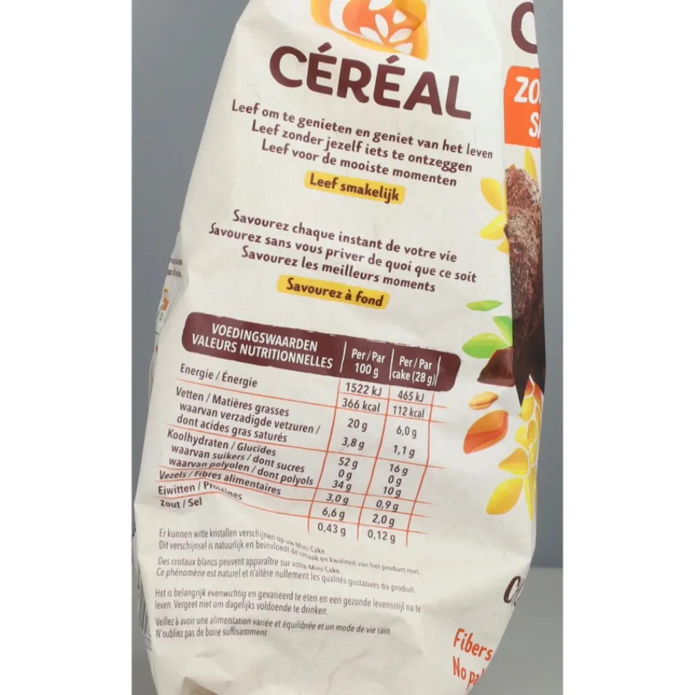 Snacks<Céréal 3x Mini Cakes Chocolade 196 gr