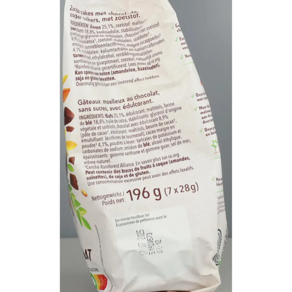 Snacks<Céréal 3x Mini Cakes Chocolade 196 gr