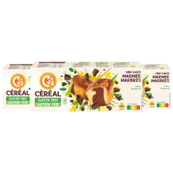 Discount 3x Mini Cakes Marmer Glutenvrij en Lactosevrij 200 gr Glutenvrij|Lactosevrij