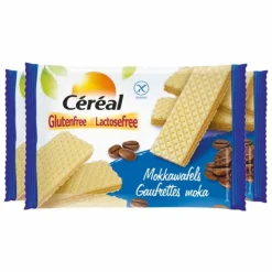 Brood & Crackers|Glutenvrij<Céréal 3x Mokkawafels 125 gr