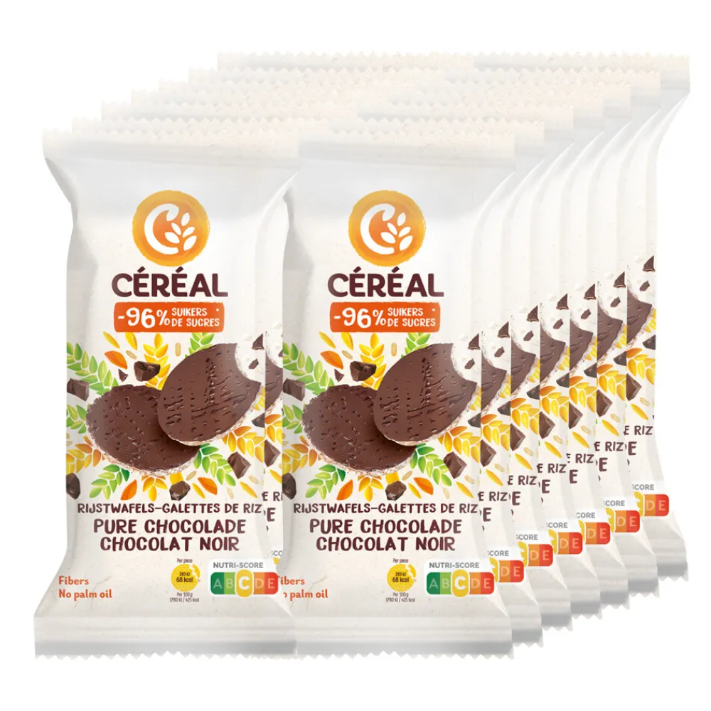 14x Rijstwafels Puur 130 gr^Céréal Discount