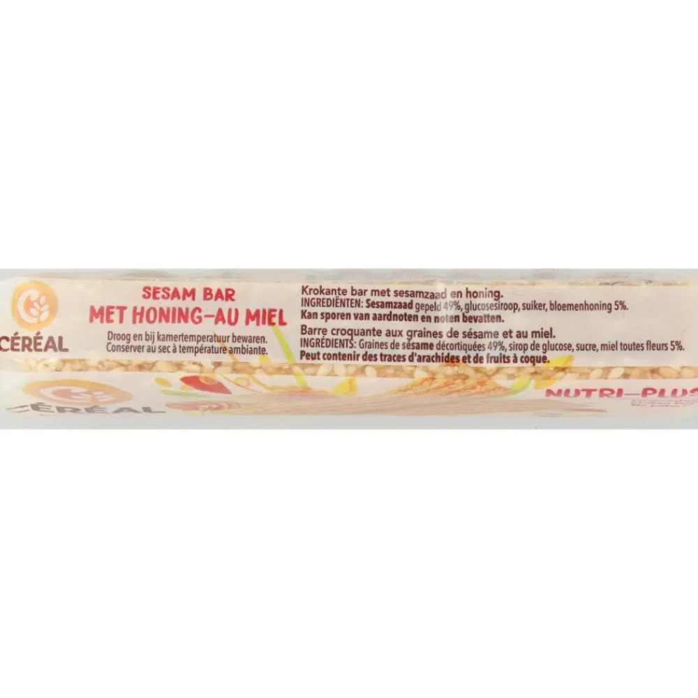 6x Sesambar met Honing 50 gr^Céréal Discount