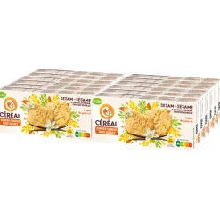 Hot 12x Sesamkoekjes met Vanillesmaak 132 gr Snacks & Tussendoortjes