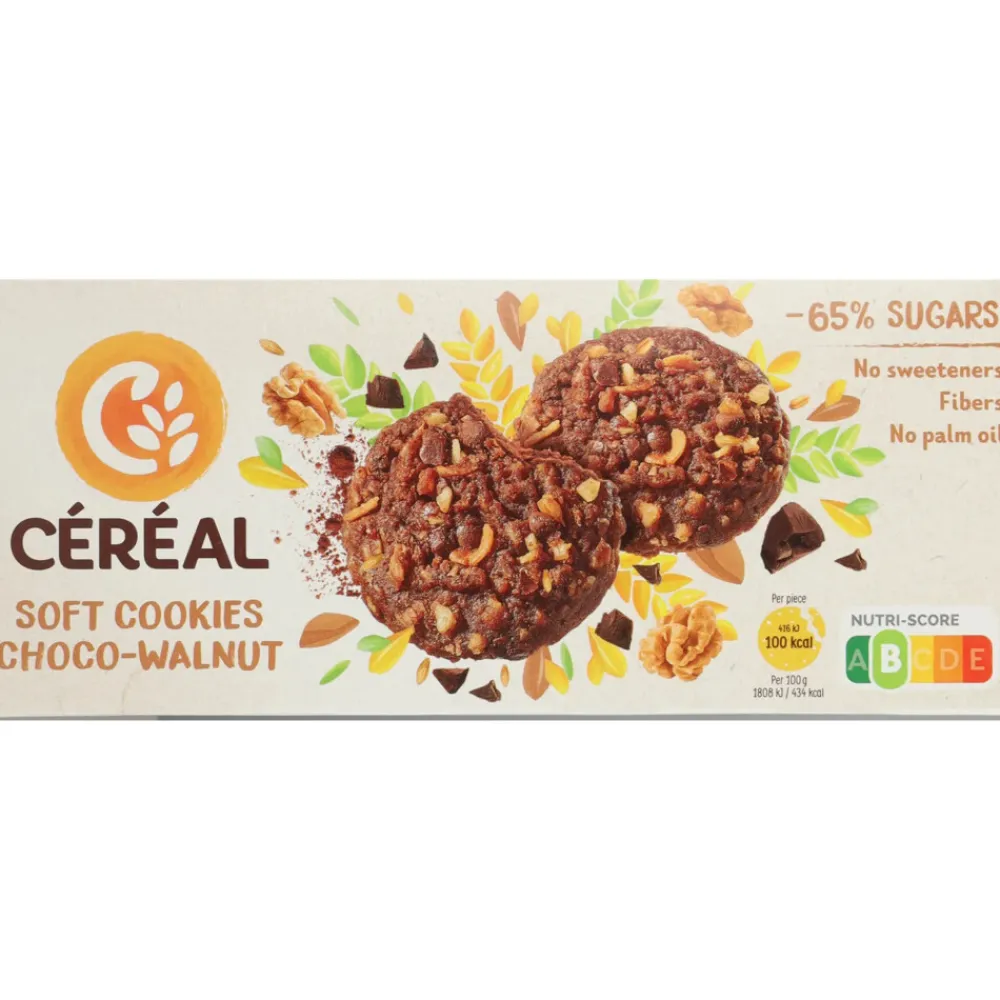 Koek<Céréal 12x Soft Cookies Choco-Walnut 138 gr