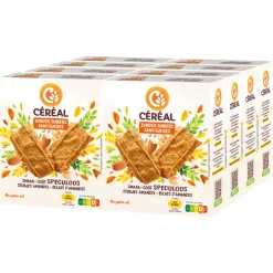 8x Speculoos met Stukjes Amandel 110 gr^Céréal New