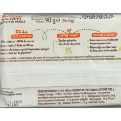 Koek<Céréal 3x Vanillewafels 90 gr