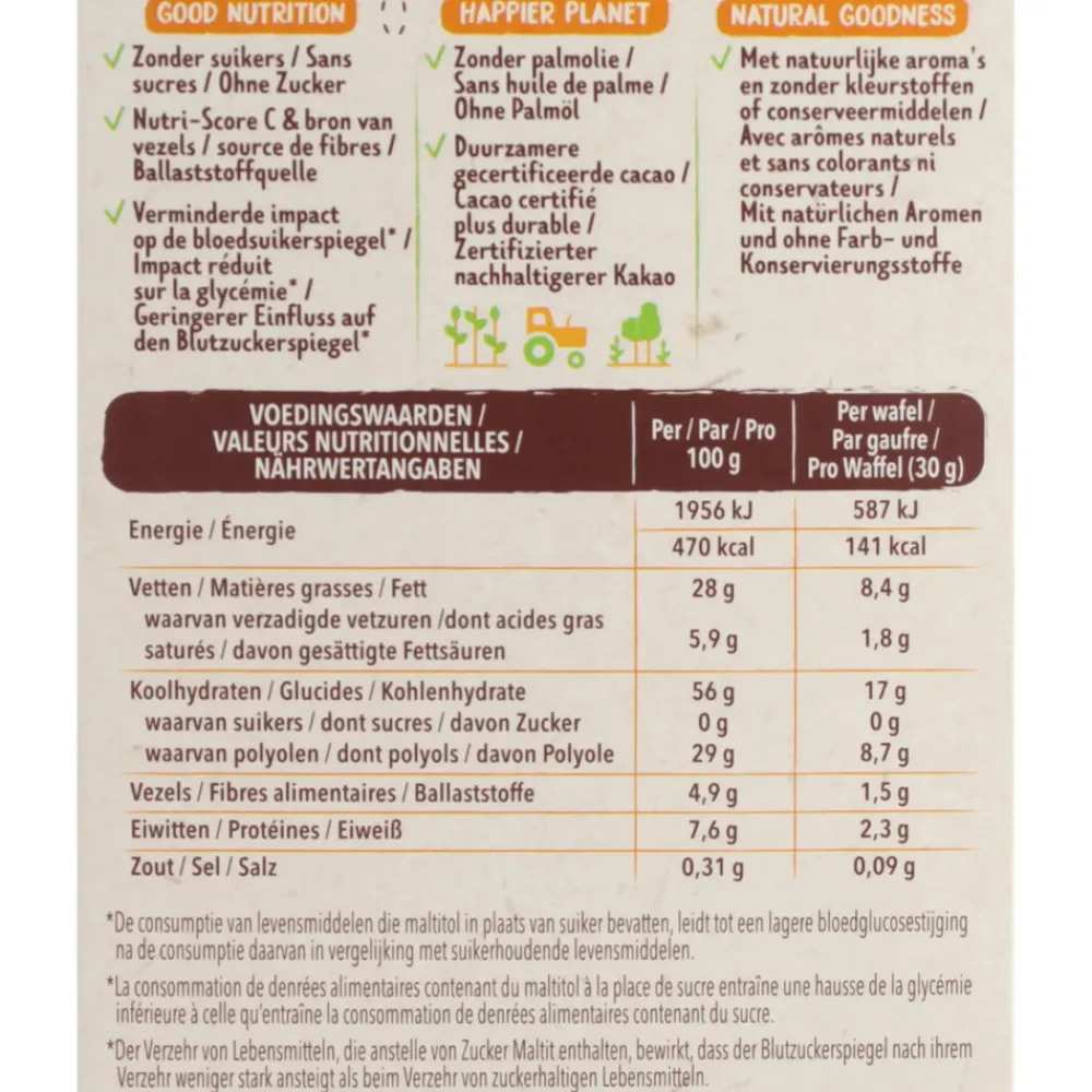 6x Wafels Chocolade 5 stuks^Céréal