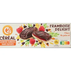 Clearance 8x Zachte Koekjes Framboos Delight 140 gr Koek