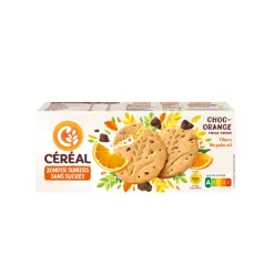 3x Zandkoekjes Chocolade & Sinaasappel 132 gr^Céréal New