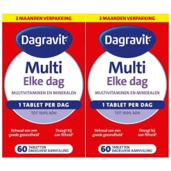 Multi Vitaminen En Mineralen<Dagravit 2x Multi Elke Dag 60 tabletten