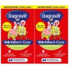 2x Multivitamine Kids Extra 6-12 Jaar Spongebob 60 kauwtabletten^Dagravit Sale