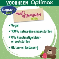 New 2x Natural Kids Multivitaminen Framboos 60 kauwtabletten Vitaminen & Supplementen|Vitaminen Kind