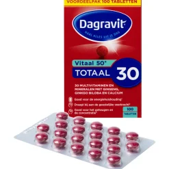 Vitaminen 50+<Dagravit 2x Totaal 30 Vitaal 50+ 100 tabletten