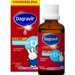 Vitaminen & Supplementen|Vitaminen<Dagravit 2x Vitamine D Aquosum Druppels Kids 50 ml
