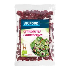 Outlet 3x Biofood Cranberries Biologisch 100 gr Superfoods