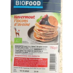 3x Biofood Havermout Biologisch 750 gr^Damhert Outlet
