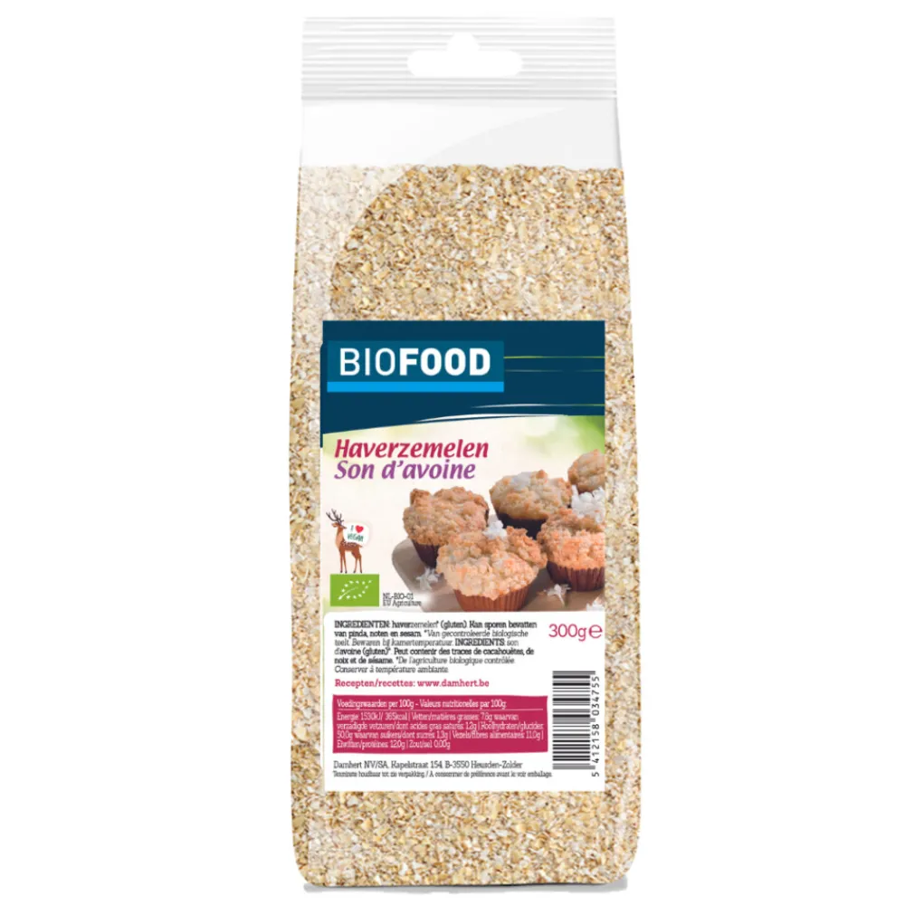Zaden|Pitten<Damhert 3x Biofood Haverzemelen Biologisch 300 gr