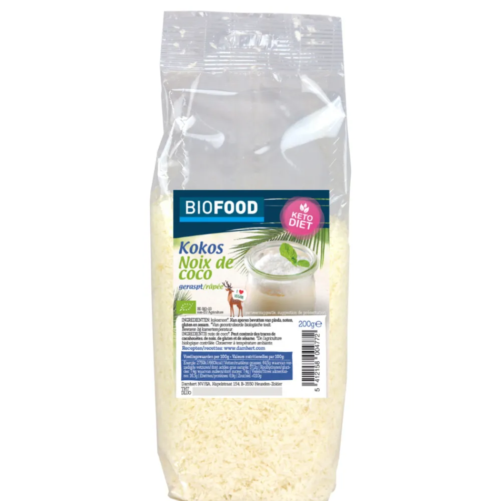 Superfoods<Damhert 3x Biofood Kokos Graspt Biologisch 200 gr