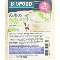 Superfoods<Damhert 3x Biofood Kokos Graspt Biologisch 200 gr