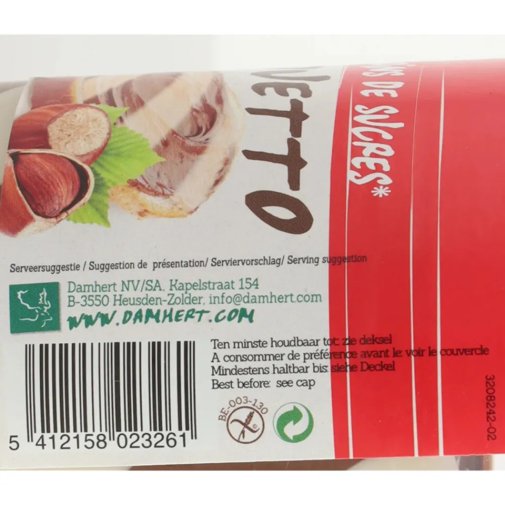 3x Chocopasta Duetto 200 gr^Damhert New