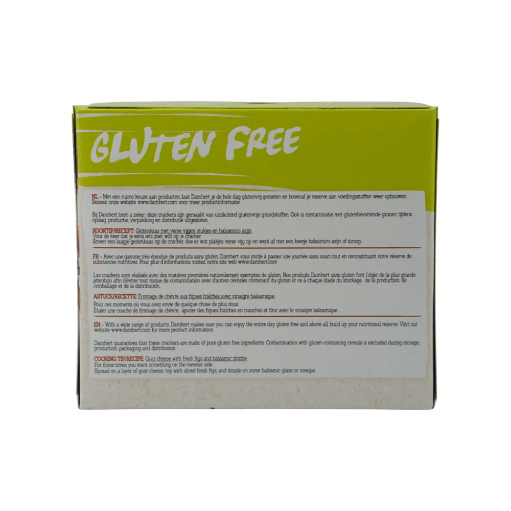 3x Crackers Haver Glutenvrij Lactosevrij 230 gr^Damhert Outlet