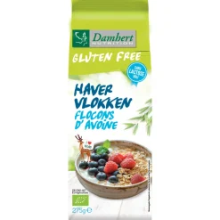 3x Glutenvrij Havervlokken Bio 275 gr^Damhert