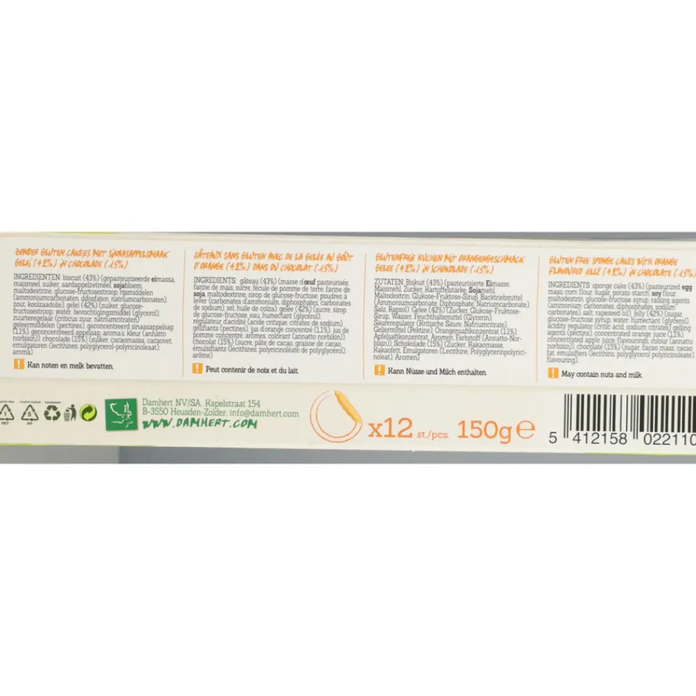 3x Glutenvrij Jaffa Cakes 150 gr Glutenvrij|Snacks & Tussendoortjes