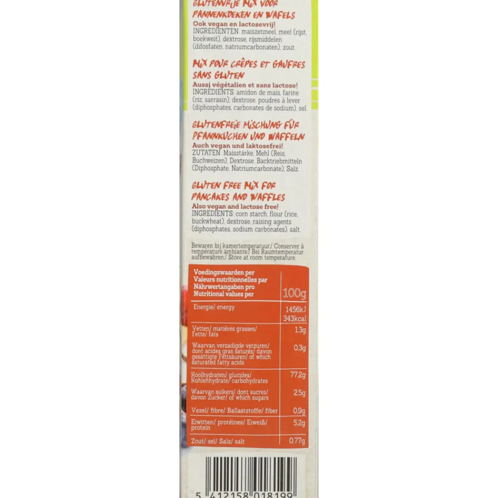 Bakken|Glutenvrij<Damhert 3x Glutenvrij Pannenkoekmix 400 gr