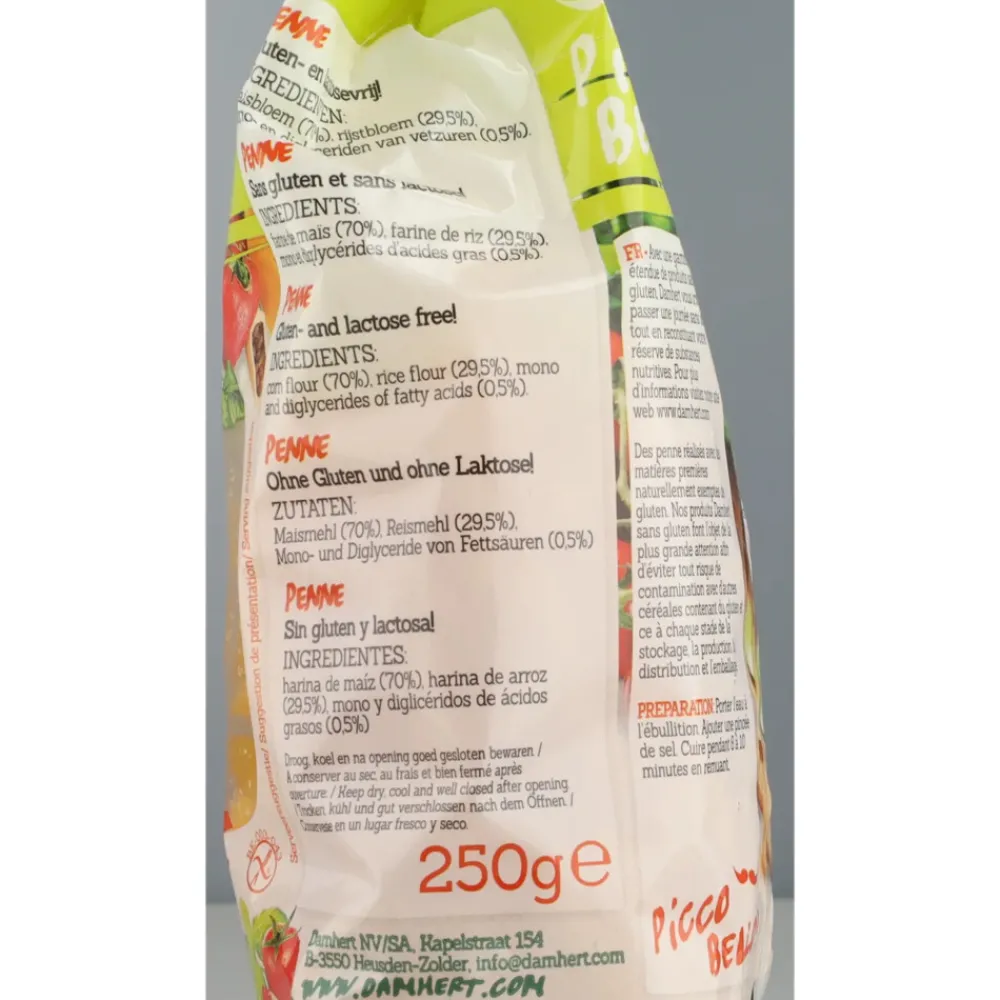 Outlet 3x Glutenvrij Pasta Penne 250 gr Pasta, Rijst & Wraps|Bakken