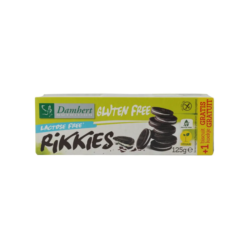 New 3x Koek Rikkies Glutenvrij Lactosevrij 125 gr Glutenvrij|Snacks & Tussendoortjes