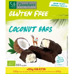 3x Kokosrepen Lactosevrij & Glutenvrij 100 gr Snacks & Tussendoortjes