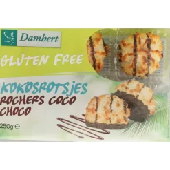Online 3x Kokosrotsjes Chocolade Glutenvrij 250 gr Koek|Glutenvrij
