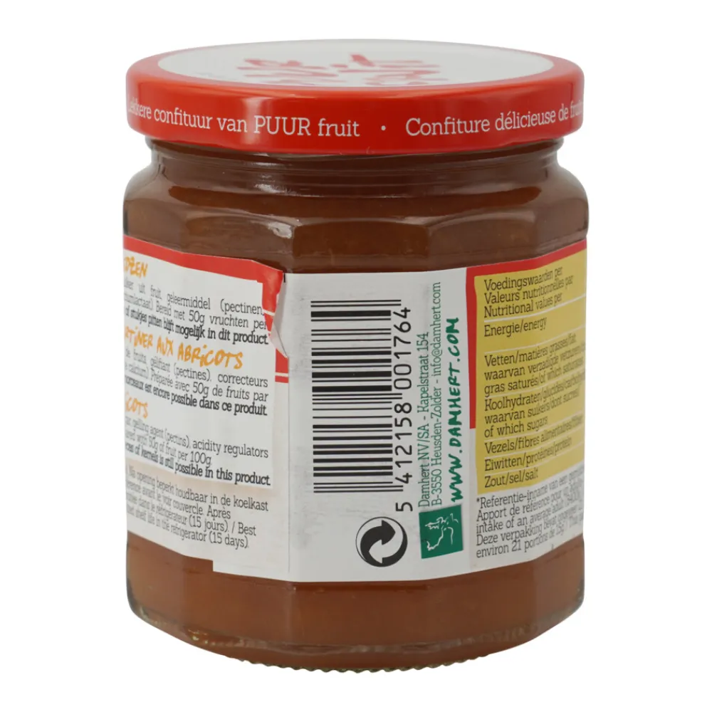 Clearance 3x Puur Fruit Confiture Abrikoos 315 gr Beleg