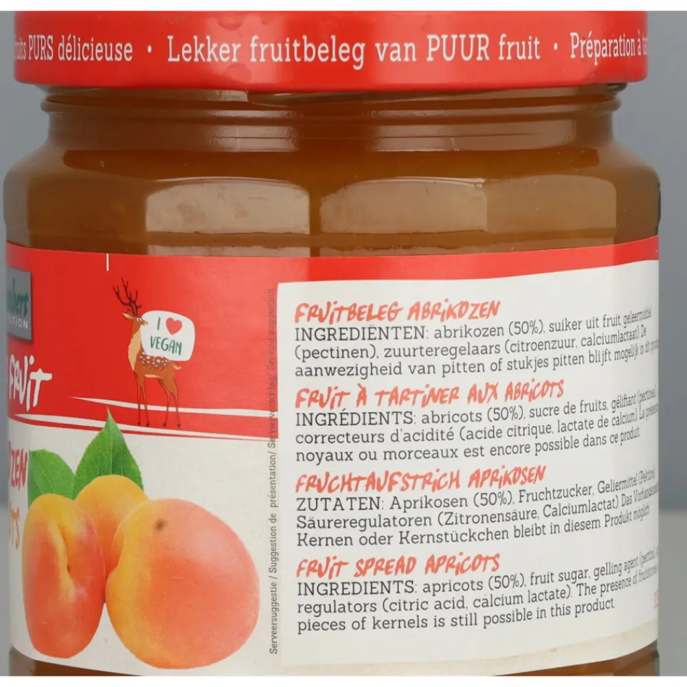 Clearance 3x Puur Fruit Confiture Abrikoos 315 gr Beleg