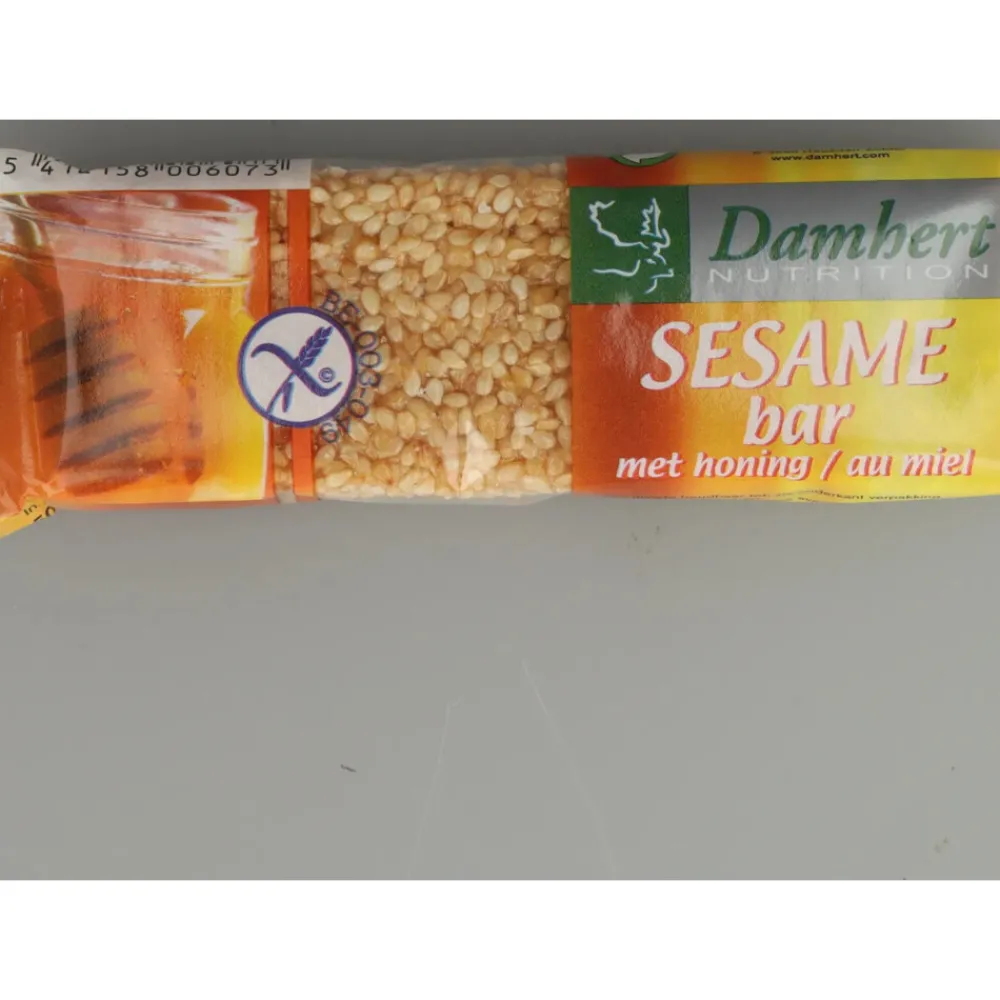 3x Traditional Sesambar Glutenvrij 50 gr^Damhert