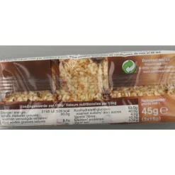 3x Traditional Sesambar Chocolade Glutenvrij 45 gr^Damhert Best