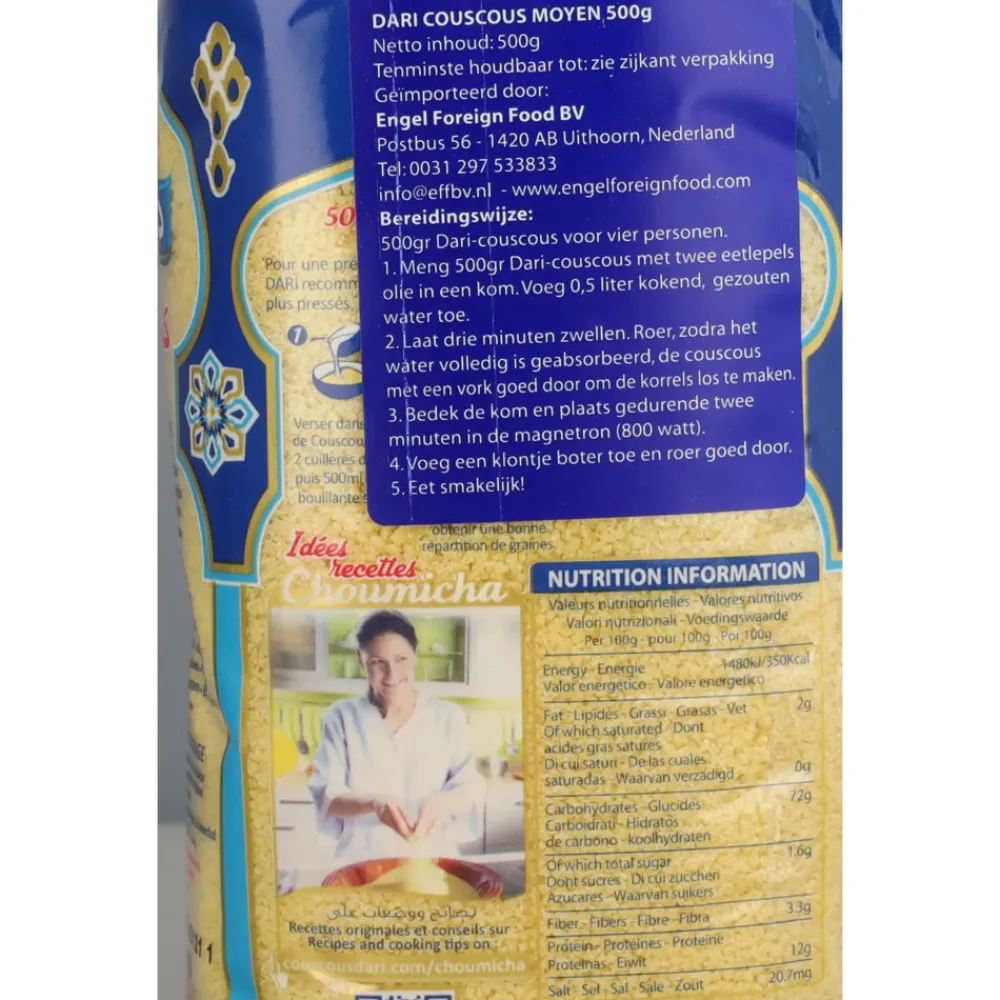 Pasta, Rijst & Wraps<Dari 3x Couscous Medium 500 gr