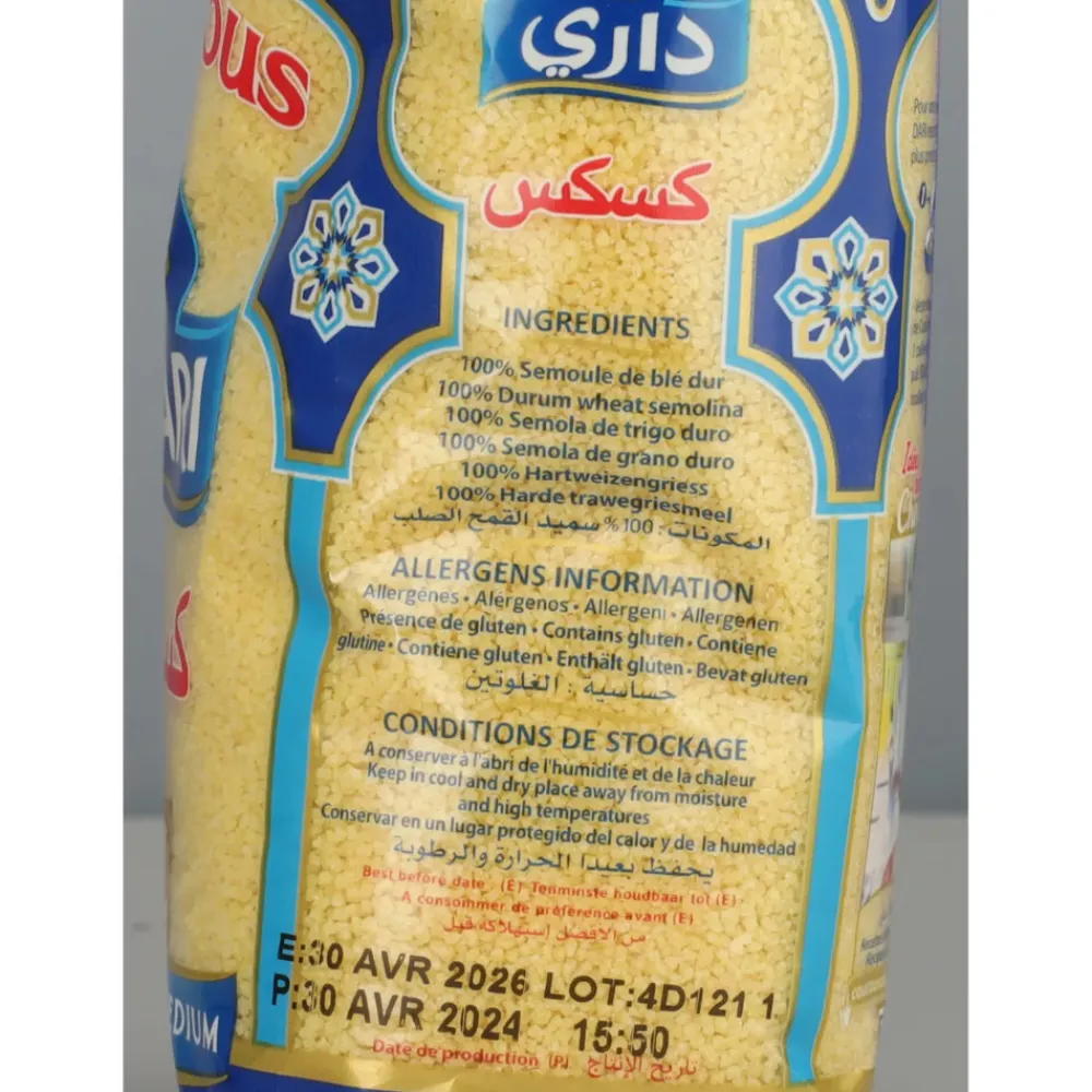 Pasta, Rijst & Wraps<Dari 3x Couscous Medium 500 gr