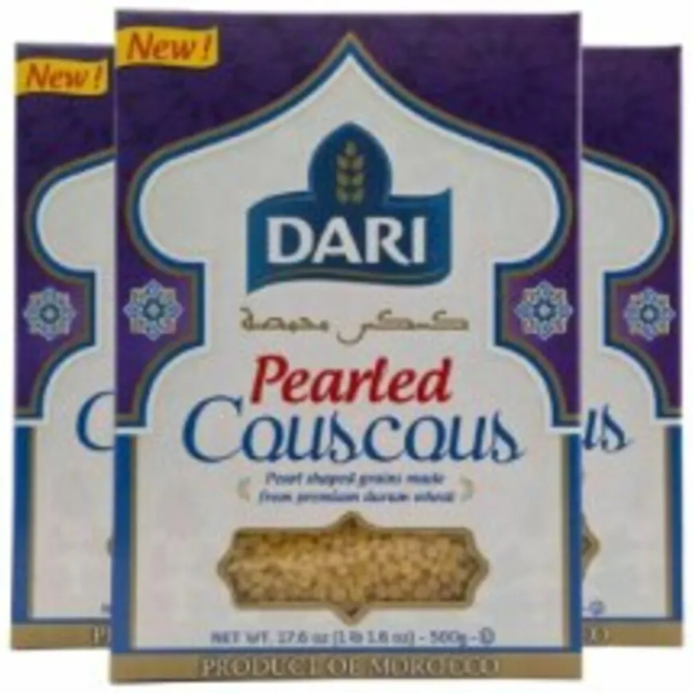 New 3x Couscous Pearled 500 gr Pasta, Rijst & Wraps