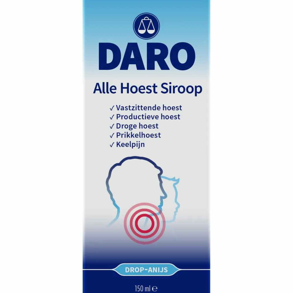 Luchtwegen & Keel<Daro 3x Alle Hoest Siroop 150 ml