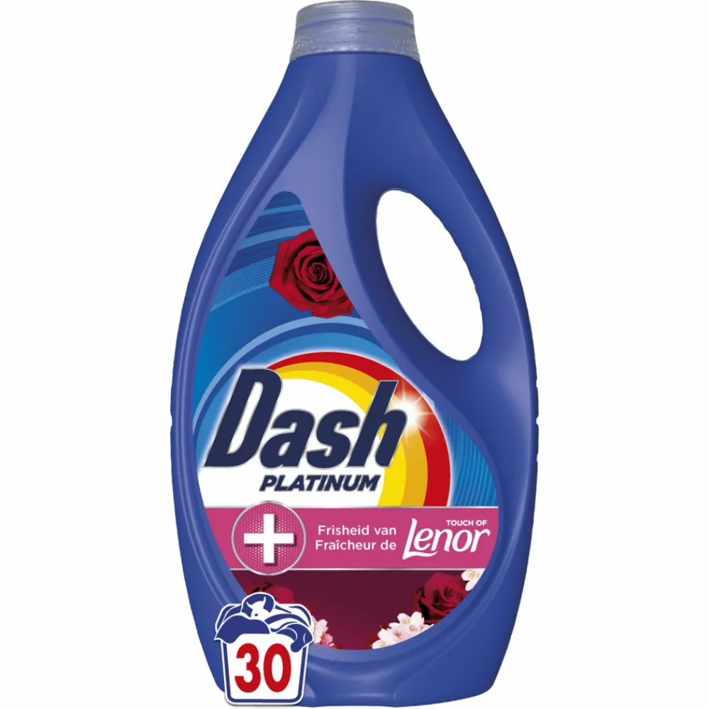 4x Vloeibaar Wasmiddel Jasmin & Rose de Mai 30 Wasbeurten 1350 ml^Dash Sale