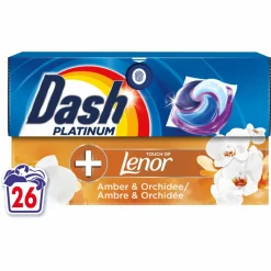 Sale 4x Wasmiddelcapsules 4in1 Pods Amber & Orchidee 26 stuks Wasmiddel