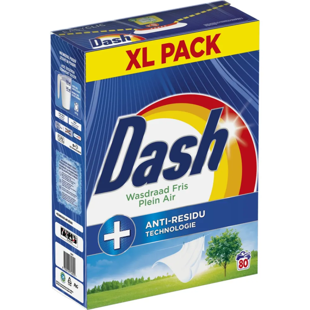 Clearance 2x Waspoeder Wasdraad Fris 80 Wasbeurten 4,4 kg Wasmiddel