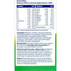 2x Actifit 65+ 70 tabletten Mineralen