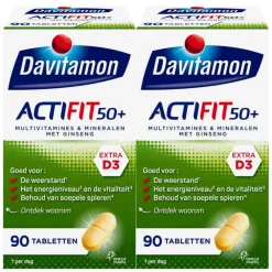2x Actifit 50+ 90 tabletten^Davitamon Discount