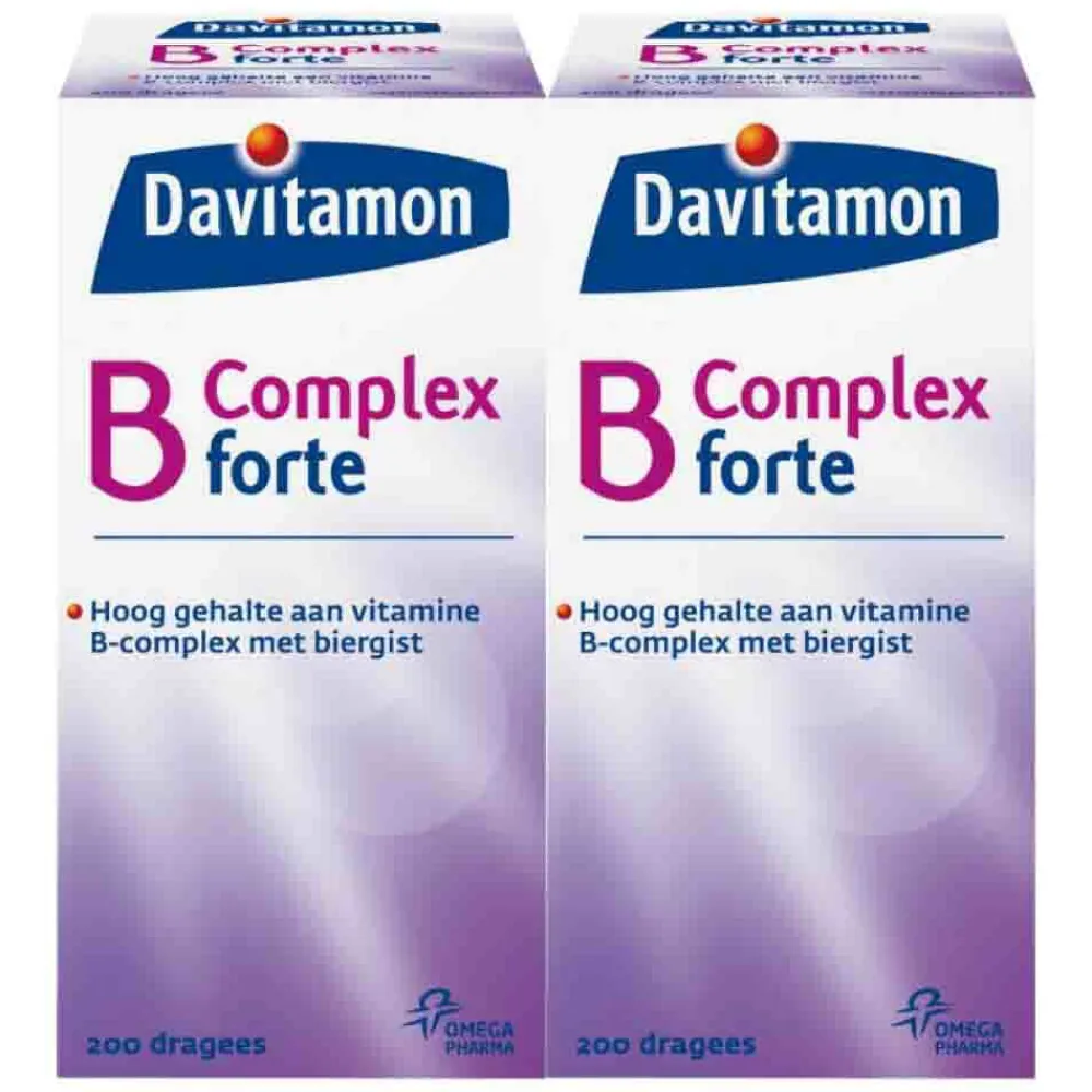 2x B Complex Forte 200 stuks^Davitamon Hot