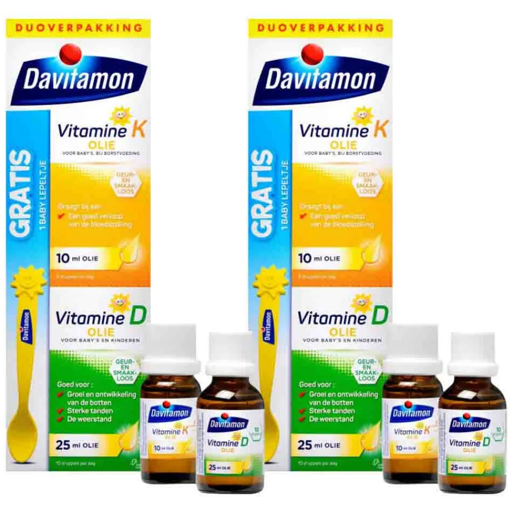 2x Baby 1ste Vitamines 35 ml^Davitamon Discount