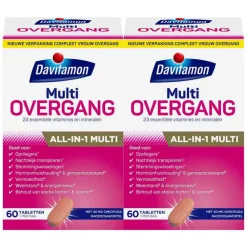 2x Compleet Vrouw Overgang Multivitamine 60 tabletten^Davitamon Online