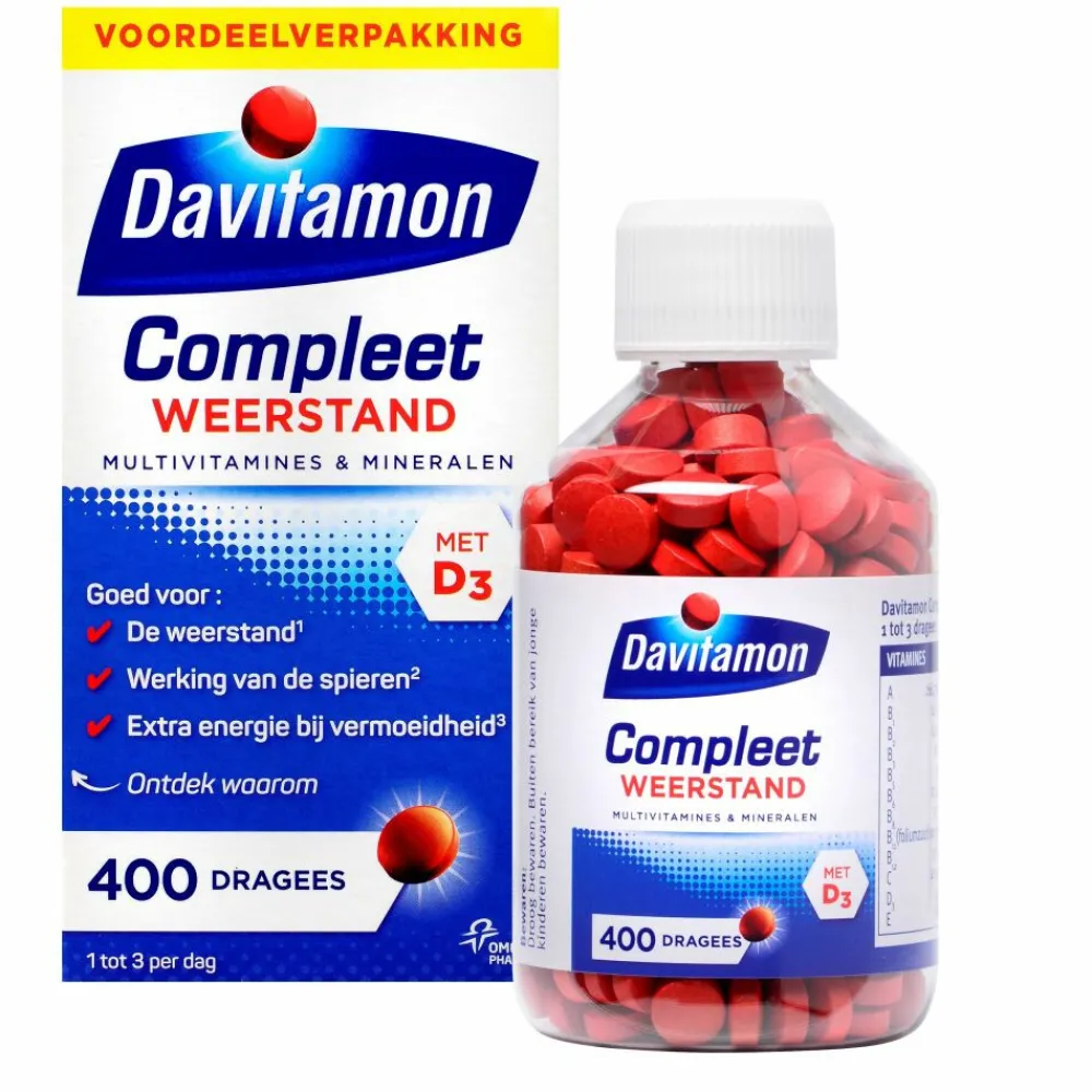 2x Compleet Weerstand 400 stuks^Davitamon New